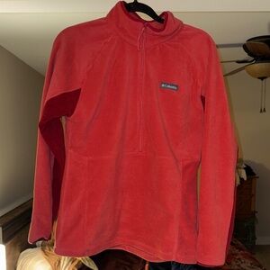 Columbia Vibrant Red Fleece Jacket